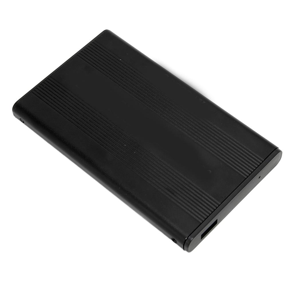 Корпус для внешнего жесткого диска, интерфейс USB 2.0 к SATA, скорость передачи 480 Мбит/с, материал: алюминиевый сплав, корпус для внешнего HDD 2,5 дюйма