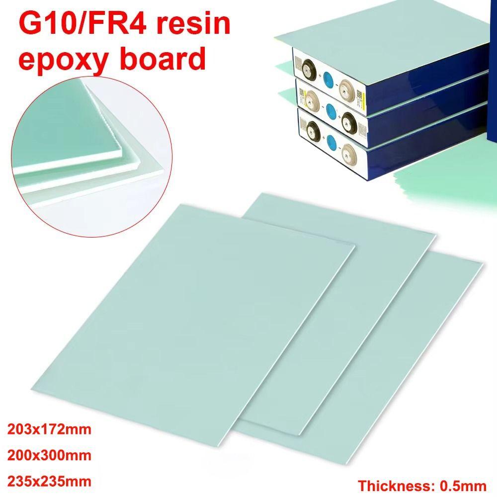 Светло-зеленая эпоксидная пластина, высокотемпературная, изоляционная плата, для самостоятельной сборки аккумуляторного блока