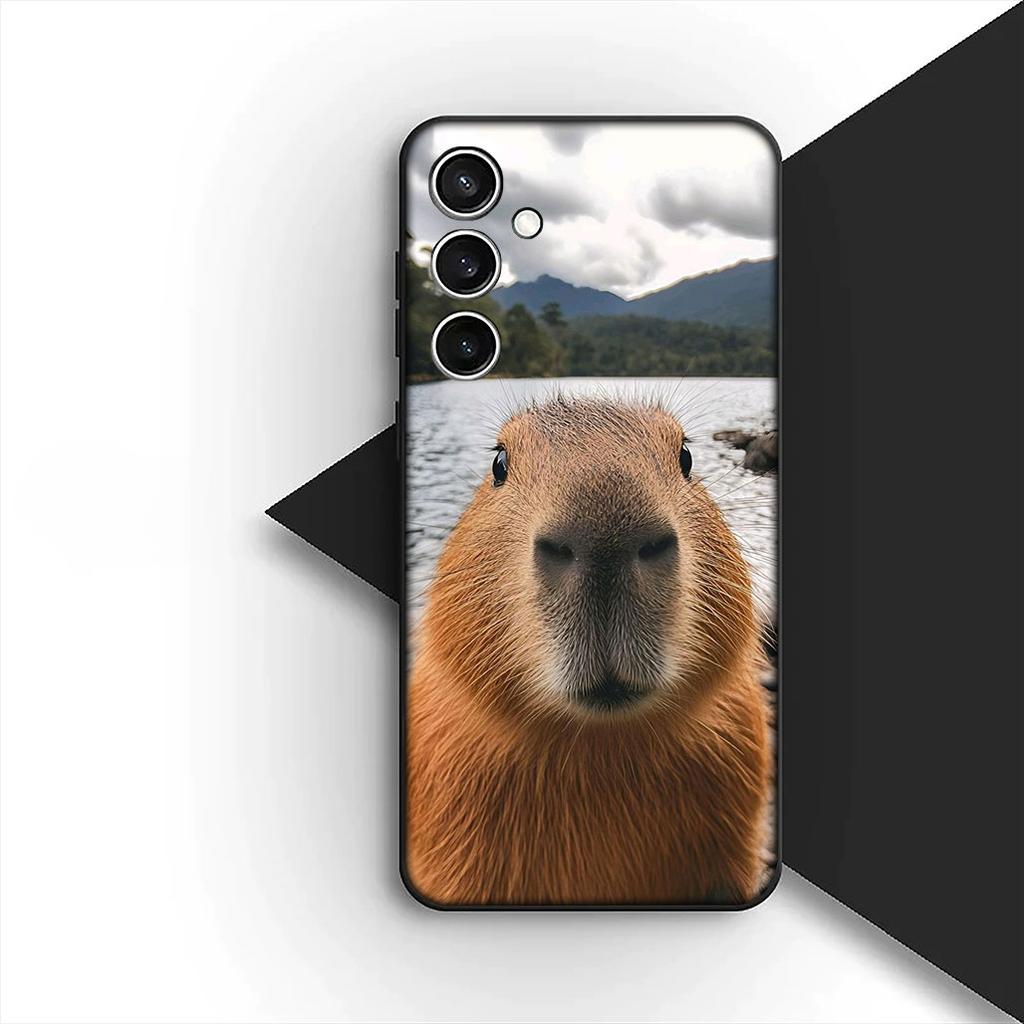Милый силиконовый чехол-капибара для Apple iPhone 16 14 15 Plus 11 Pro Max 16E ProMax + 15Plus 16+ 14+ Чехол для телефона Coque