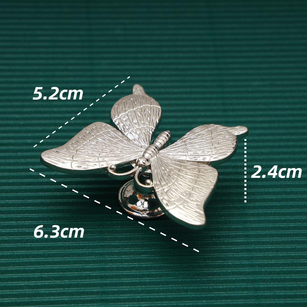 Silver Zinc Alloy Drawer Knobs Kitchen Cabinet Knobs Furniture Handles Creative Furniture Knobs for Cabinets and Drawers