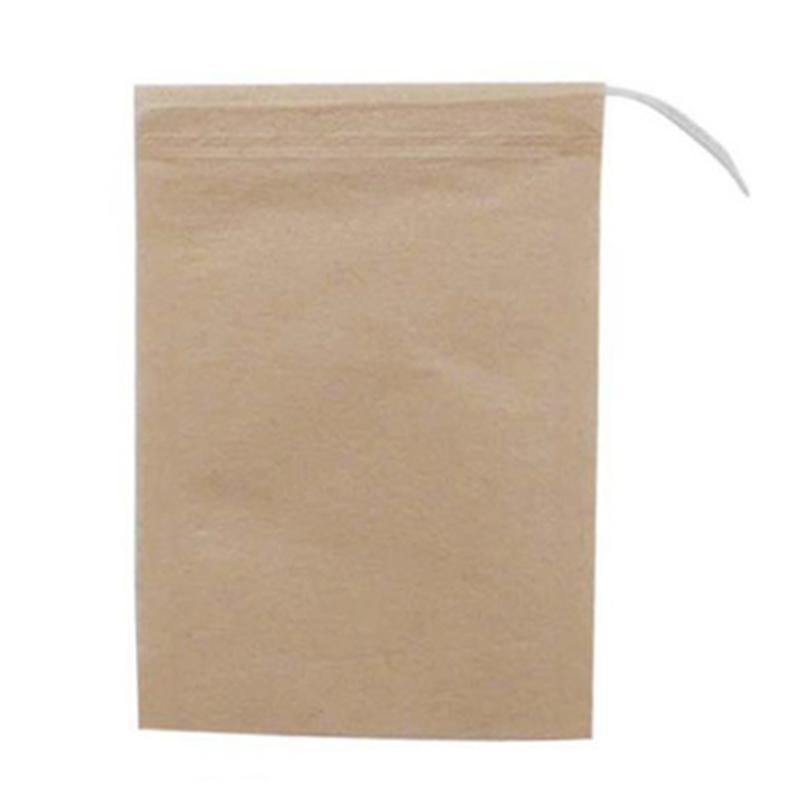 100 шт. 6*8 см пакетики для чая, бумажные пакеты для кофе, травяной порошок