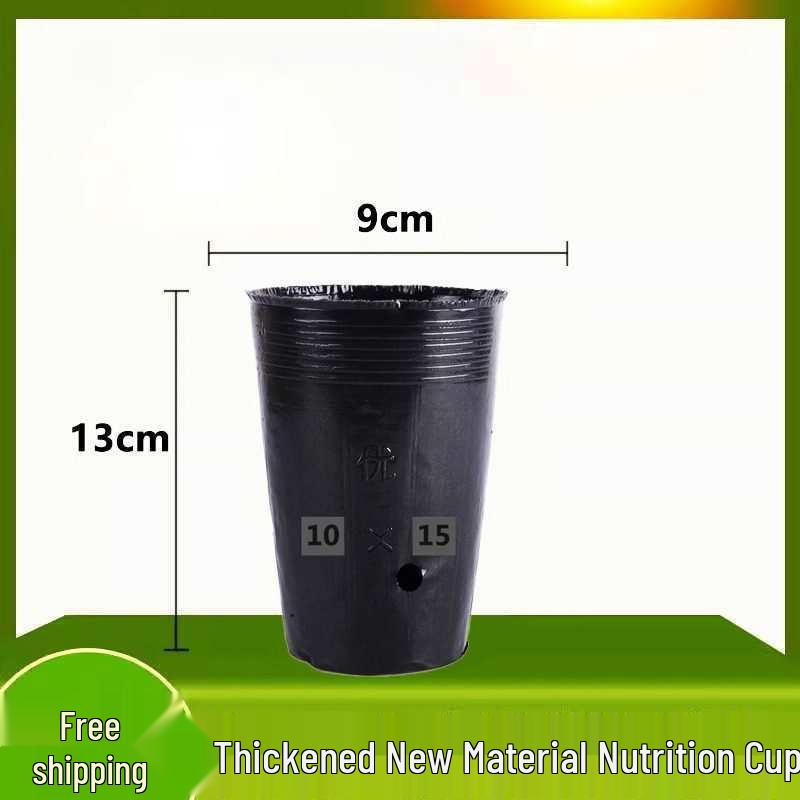 Thickened Plastic Seedling Pot - Large, Disposable, Nutrient-Rich for Agriculture & Flowers