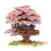 Gifts Cherry Blossom Tree Building Block Kit DIY Sakura Tree House Model Sets  Adults