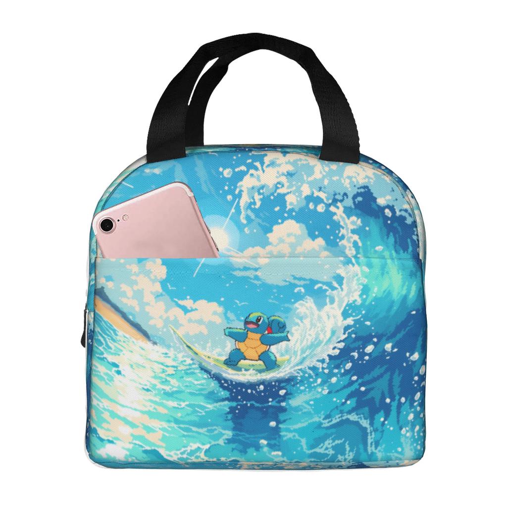 Custom S-Squirtles Lunch Bag Women Thermal Cooler Insulated Lunch Boxes for Adult Office