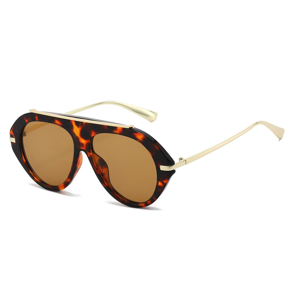 Stylish Oversized Sunglasses Unisex Retro Street Style Shades Outdoor Travel UV Protection Eyewear UV400 Classic Driving Glasses