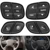 4 шт. Для GMC Yukon Hummer H2 Chevrolet Avalanche Silverado Tahoe Рулевое колесо Silverado Tahoe Радио Громкость Источник Переключатель Кнопка с