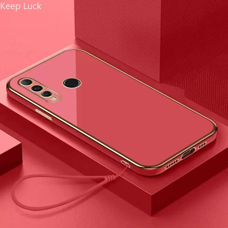 Роскошный силиконовый чехол со шнурком для Huawei P30 Lite P20 P30 Pro Mate 20 30 20X Y9S Y7A Y9Prime PSmart2021, мягкий бампер