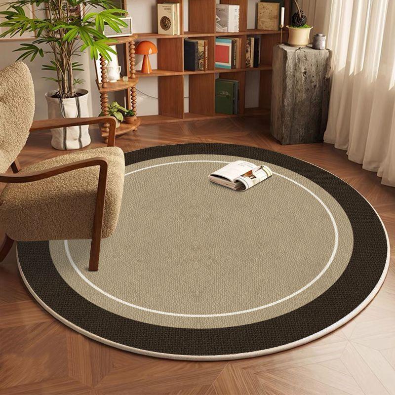 Circular Carpet Living Room Dirt Resistant Sofa Coffee Table Carpet Household Wear Resistant Cooling Resistant Anti Slip Carpet