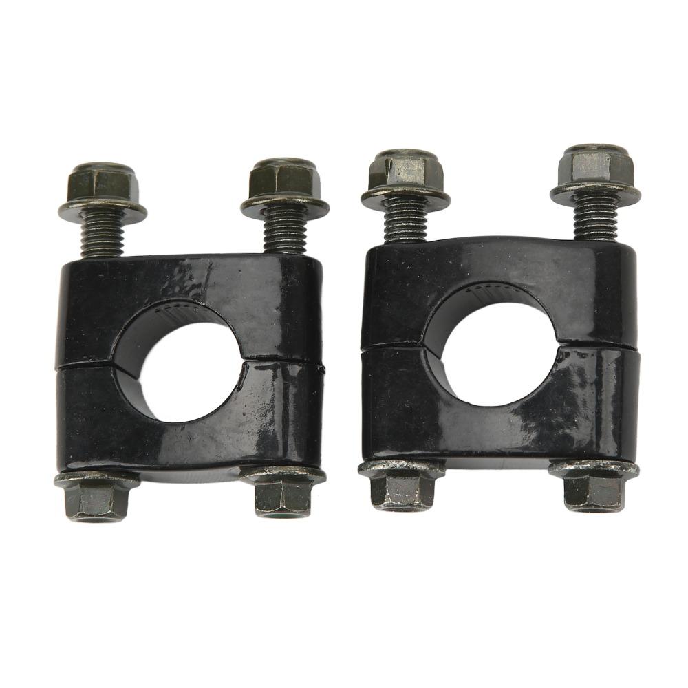 2pcs Single Hole Handlebar Mount Bracket 22mm Diameter Universal Handlebar Risers For Dirt Bike