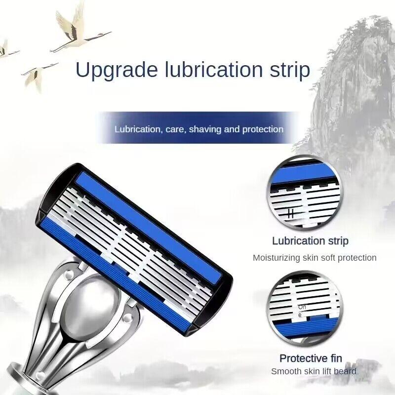 Razor Classic 6 Layer Safety Razor for Mens Shaving&Womens Hair Removal Shaving Blades Manual Shaver