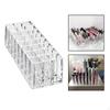 24 Grids Lipstick Holder, Cosmetic Storage Box, Compact, Transparent for Drawer, Bathroom