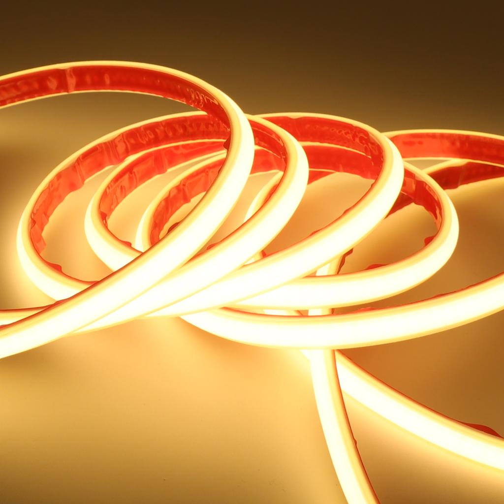 AC 220V COB LED Strip Light IP67 Waterproof Flexible Neon Tape 3000K 4000K 6000K Cuttable For Home Garden Decor