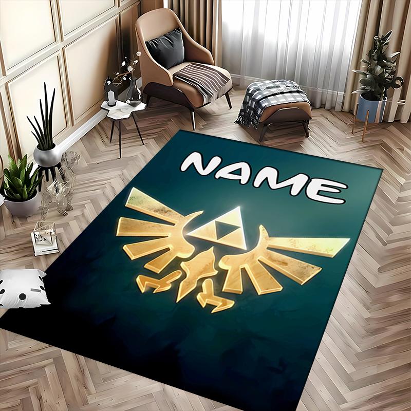 Custom personalization The Legend of Zelda Breath of the Wild Area Rug - Perfect For Kitchen, Bathroom,Laundry Room Decor Large Size Available,Gift Al