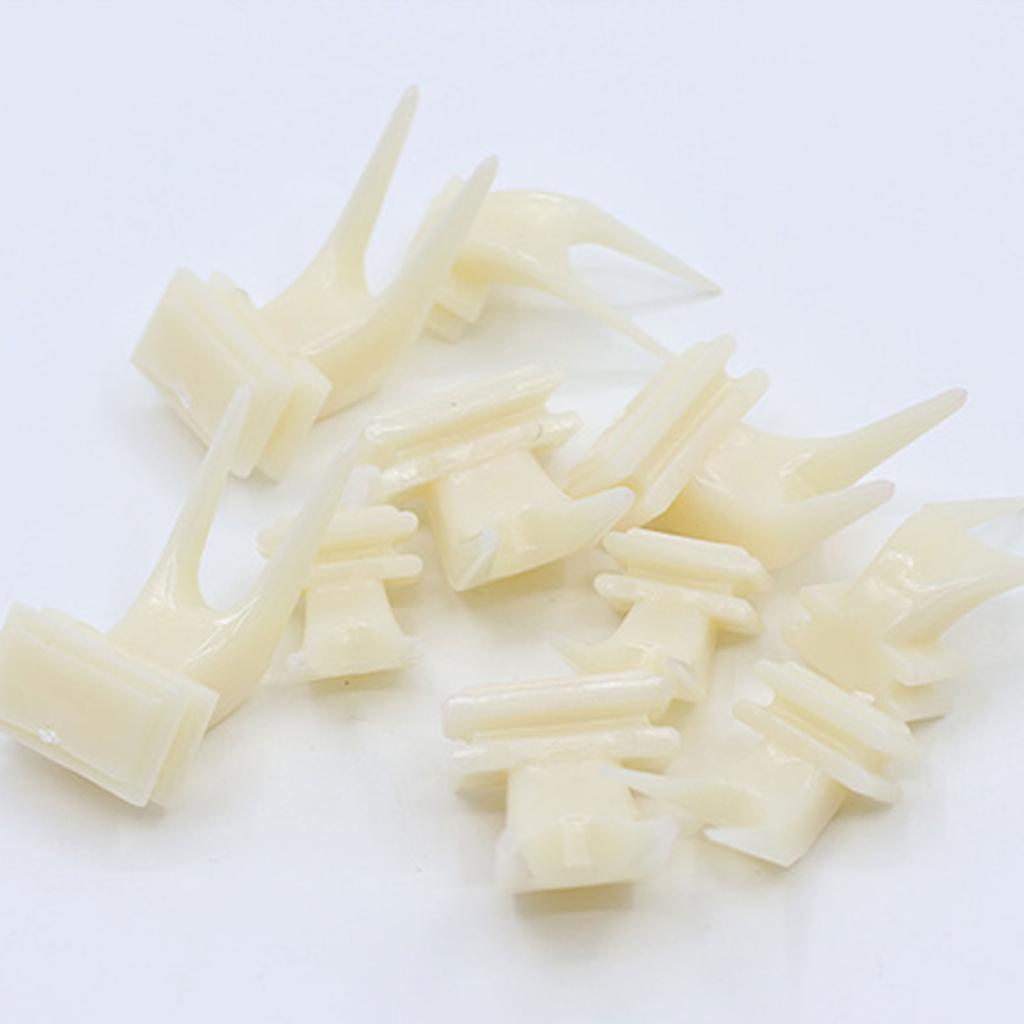 10PCS Bird Forks Food Holder Birdcage Foraging Fruit Holder Plastic Parrot Skewer Treats Feeding Tool for Small Birds