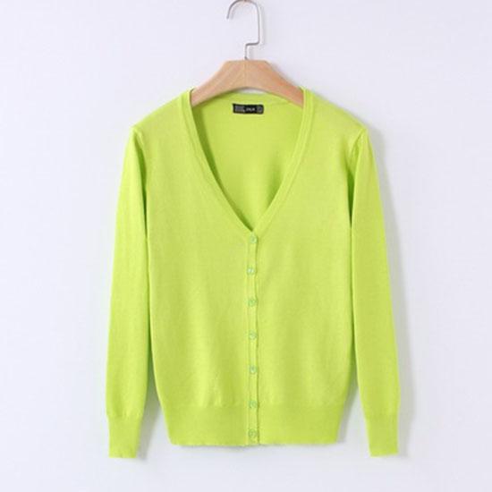 European and American Autumn Women's Thin Sweater Women's Knit Sweater Cardigan Shawl Long Sleeve V-neck Short Coat