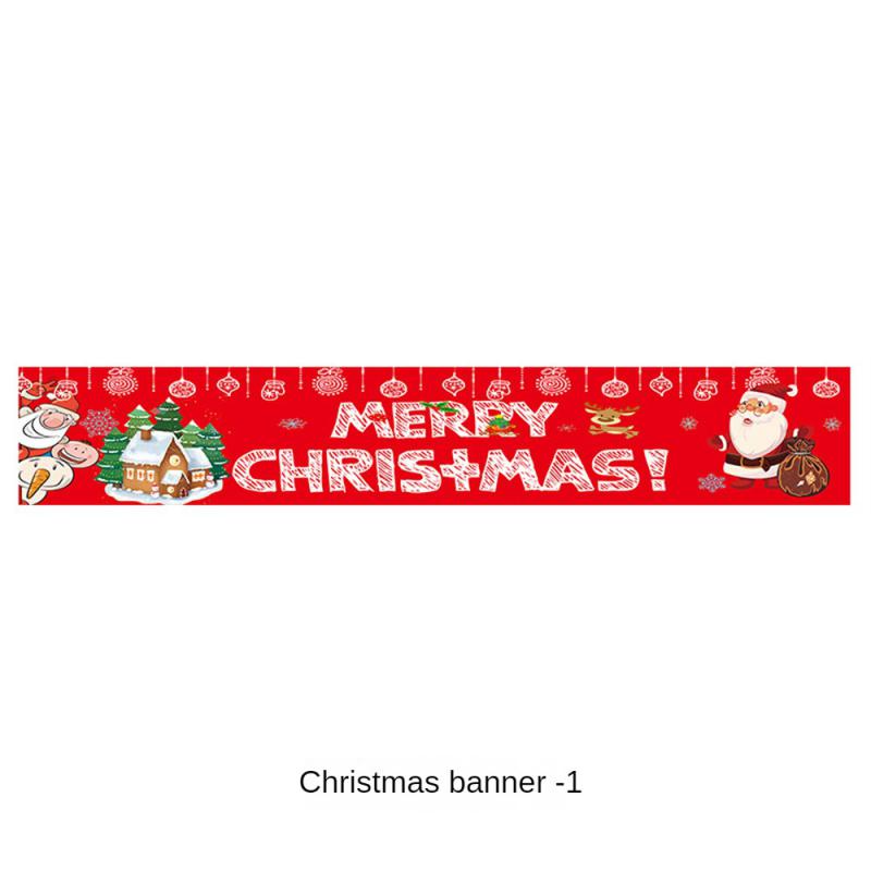 Рождественская гирлянда с баннером Веселое рождественское украшение для дома Навидад Ноэль 2024 Рождественские украшения Рождественский декор Новый год 2025