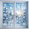 8 Snowflake Window Stickers for Holiday Decorations Snowflake Static Stickers for Home Window Glass Stickers for Christmas Window Stickers