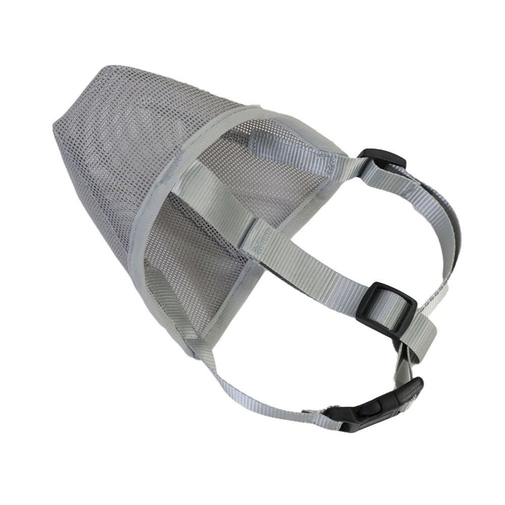 Adjustable Pet Dog Muzzles Breathable Dog Mesh Mouth Mask Dog Mouth Cover for Anti-eating