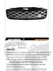 Compatible with 2020 Land Rover Discovery 5: Black Edge Silver Mesh Front Bumper Grille LR142423