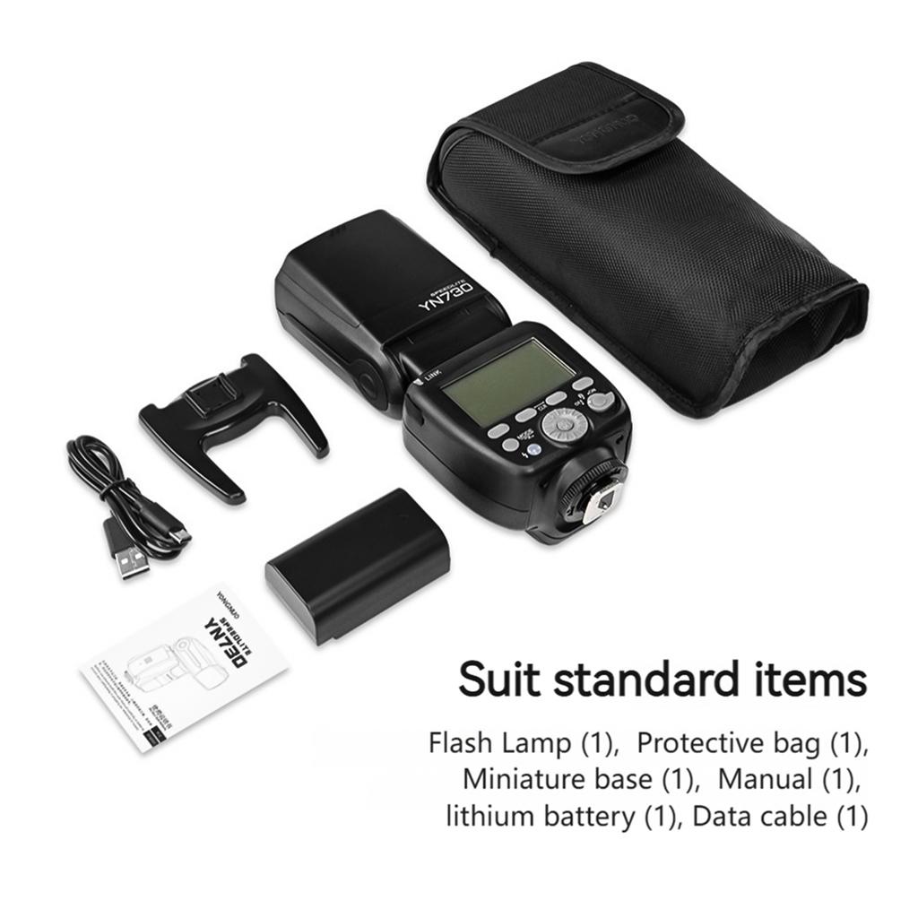 YONGNUO YN730 2.4G Wireless Camera Flash Master/Slave Speedlite GN60 HSS 1s Recycle Time with