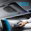 Автомобильный комплект Bluetooth 5,0 с громкой связью, HIFI-динамик, 2 Вт, беспроводной аудиоресивер, MP3-плеер, музыкальный плеер, зажим для солнцезащитного козырька с шумоподавлением