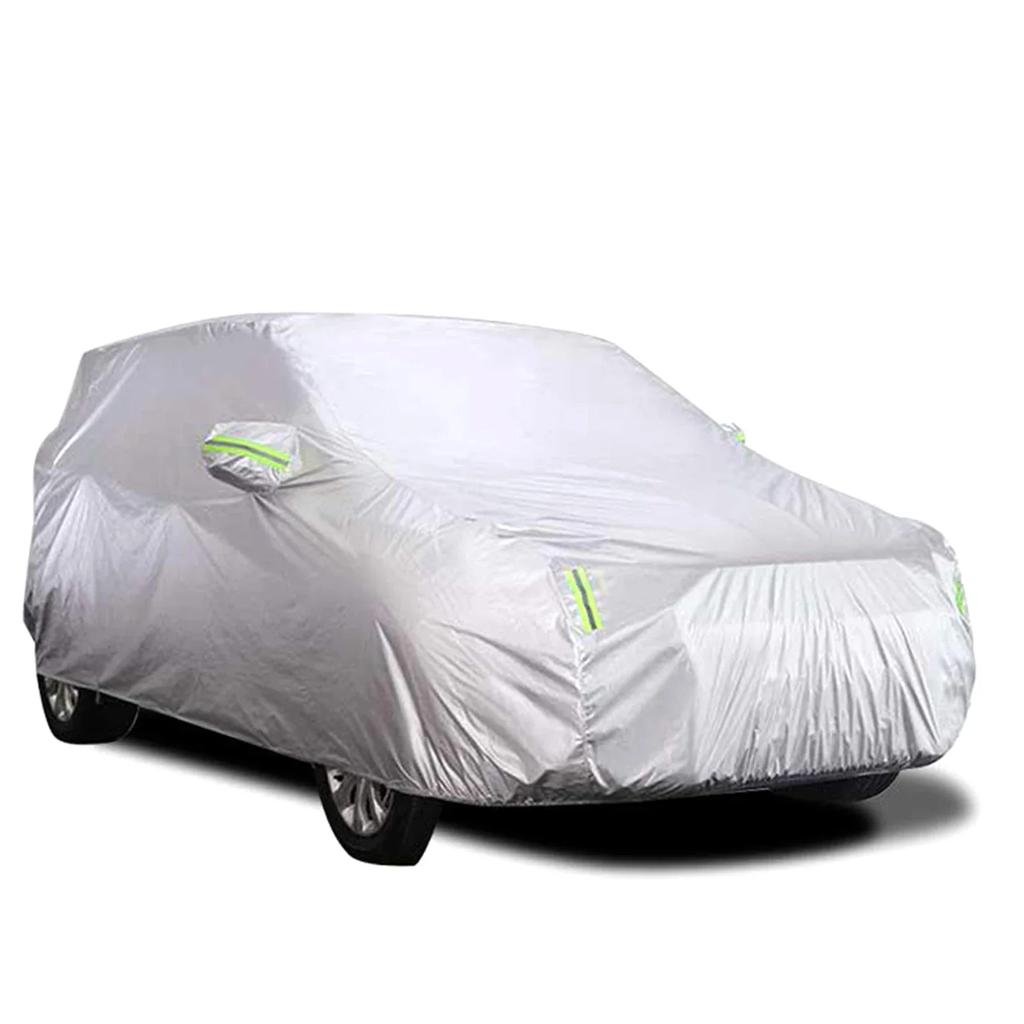 Car S-XXL Cover Sedan Full Covers with Reflective Strip Sunscreen Protection Dustproof&Waterproof UV Scratch-Resistant Universal