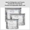 Пакеты дой-пак Пакеты дой-пак для упаковки продуктов питания 30 штук Герметичные Холодильник Морозильная камера Органайзер для кладовой Для