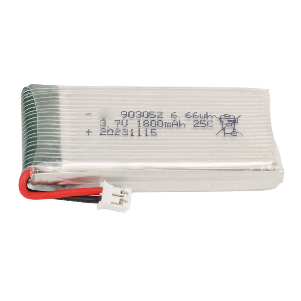 903052 Drone Lithium Battery 3.7V 1800mAh 25C High Speed with PH2.0 Plug Drone Li Polymer Battery Fo