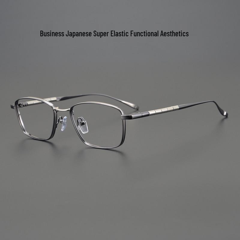 Men's Ultralight Japanese Titanium Photochromic Glasses Frame for High Prescription