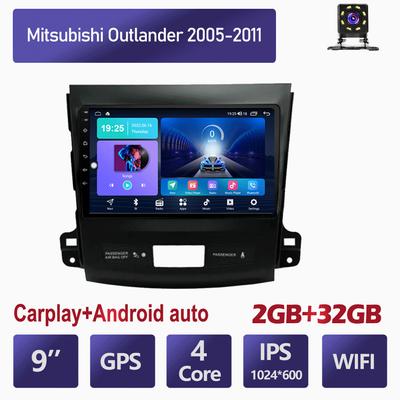 Автомобильный радиоприемник Android Auto для Mitsubishi Outlander 2005-2011, мультимедийный плеер, GPS-навигация, стерео Carplay HU 2 + 32 ГБ