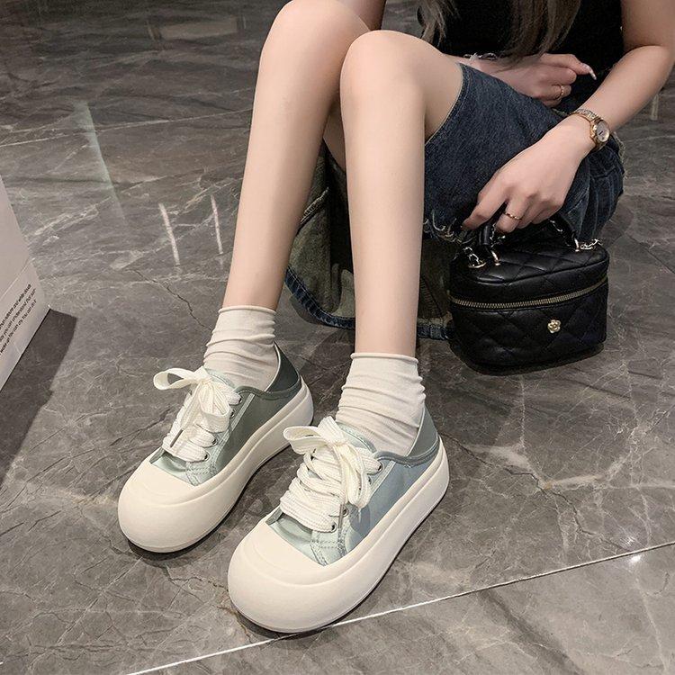 Модные летние модные атласные туфли на плоской подошве, универсальные повседневные туфли, туфли для женщин, туфли в стиле Лолиты для девочек, белые туфли, кроссовки на платформе, милые тапочки