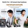 Clip-On Open-Ear Bluetooth Headphones with AI Translation