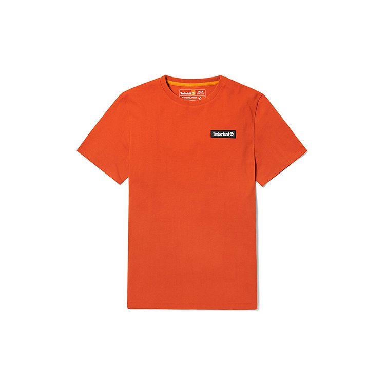 Timberland Outdoor Solid Color Loose Casual Breathable Short Sleeve T-Shirt Unisex Tops Burnt-Umber A26S7-CL7