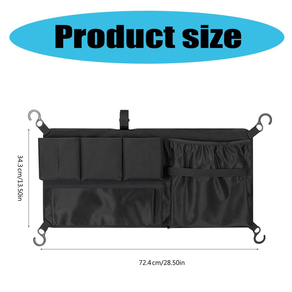 Органайзеры для багажа в коляску, сетчатые органайзеры из ткани 600D, вместительные карманы для кемпинга, пикников, эффективное хранение