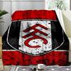1PC Fulham F.C Printed Soft Flannel Blanket Throw for Adult Bedroom Living Room Sofa Camping Travel Fan gifts Christmas Gifts