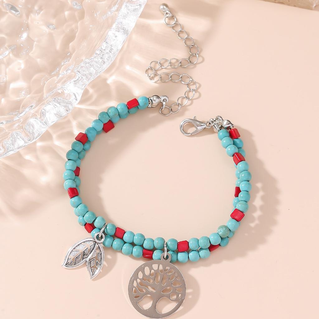 Popular golden shell temperament trend niche versatile leaf personalized design bracelet jewelry
