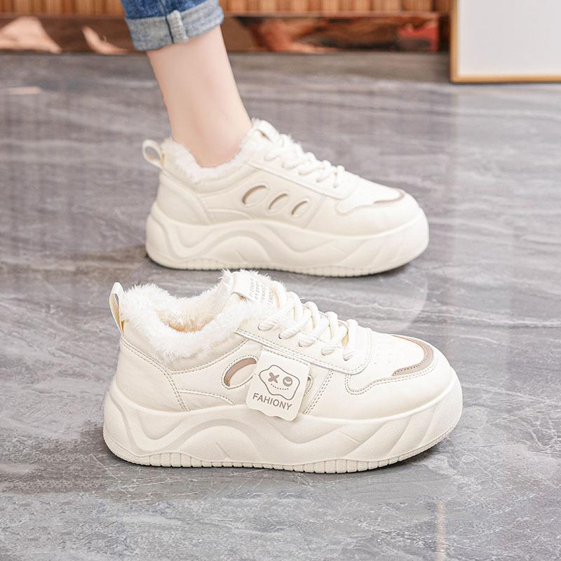 Женские теплые непродуваемые зимние ботинки с толстой подошвой, высоким противоскольжением и износостойкостью, для активного отдыха, тренировок, занятий спортом, хлопковые ботинки