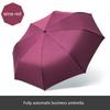 Paradise Umbrella Автоматический трехскладной зонт для мужчин и женщин Самооткрывающийся Самоскладывающийся Простой Бизнес Открытие и закрытие в одно нажатие