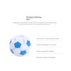 Football Shape Pen Holder Round Art Pen Storage Container  Desktop Stationery Organizer