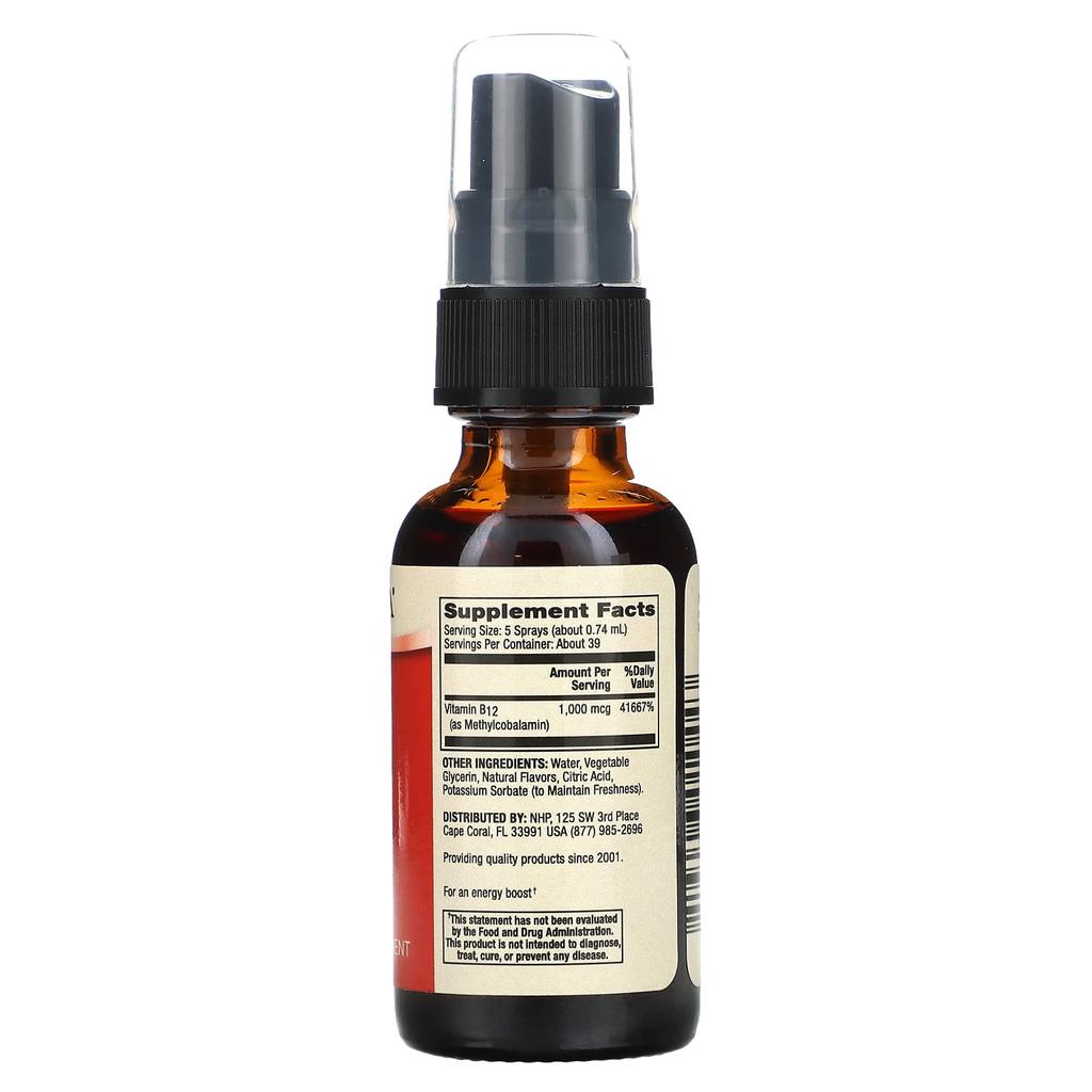 Dr. Mercola, Methyl B12 Energy Booster, Natural Blackberry, 29 Ml (0.98 Fl Oz)
