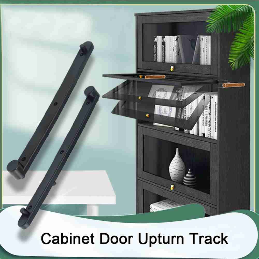 Cupboard Flip-up Buffer Track Cabinet Runners Bearing Slides Door Rail Hidden Slides