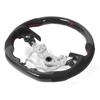 Carbon Fiber Steering Wheel Preforated Leather W  Red Stitching For Toyota Camry XV70 Corolla RAV4 Avalon 2018 2020