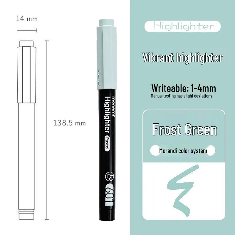 Маркеры-хайлайтеры Morandi - Элегантные новые цвета 601, Идеально для студентов