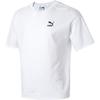 Puma Logo Print Round Neck Pullover Outdoor Sports Short Sleeve T-Shirt Unisex T-Shirt White 627004-02
