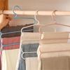 5 Layers Pants Towel Scarfs Racks Storage Clothes Hangers Trousers Hangers Organizers Holders Closet Storage Organization
