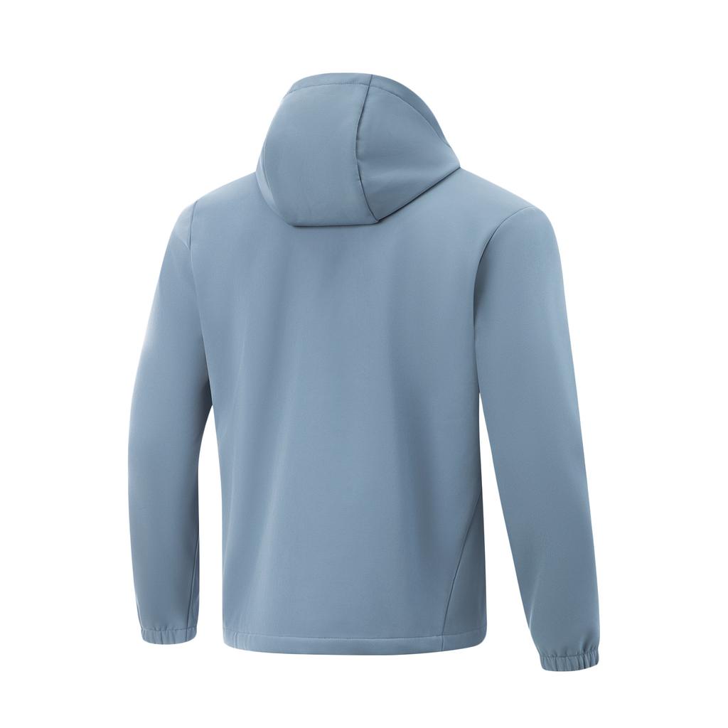 Li Ning Fitness Series Water-Resistant Warm Hooded Versatile Windbreaker Men Outerwear AFDVB33-7