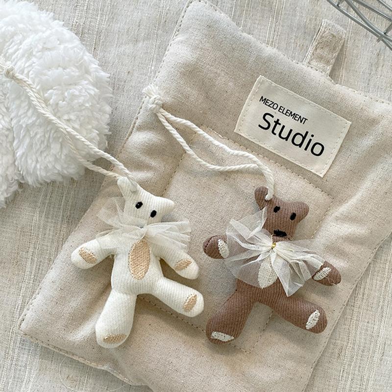 Креативный тканевый брелок-подвеска в виде животного для сумки, забавный маленький брелок в виде медведя, брелок в виде утки, милая подвеска в виде ежика, аксессуары, подарки