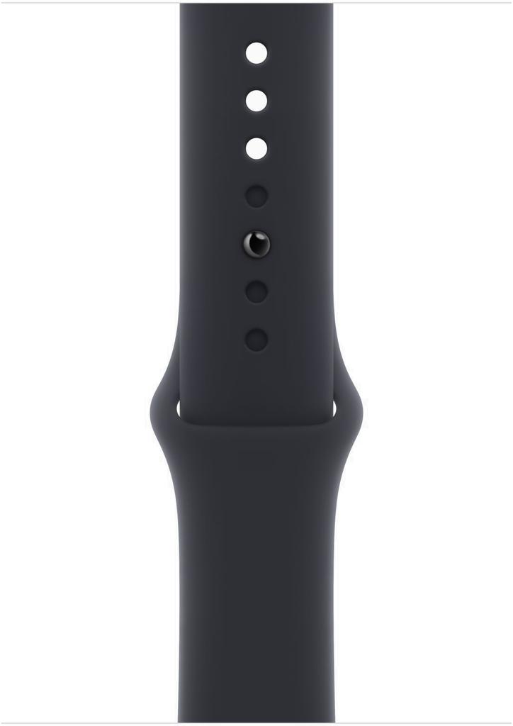 Apple Watch 9 GPS + Cellular 45mm Sport Band M/L, Midnight (MRMD3ET/A)