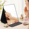 PU Leather Folding Mirror Cosmetic Table Mirror Simple Makeup Mirror  Dormitory