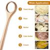 Comfortable Grip Wooden Dough Whisk Long Handle Manual Stirring Rod  Egg Whisking